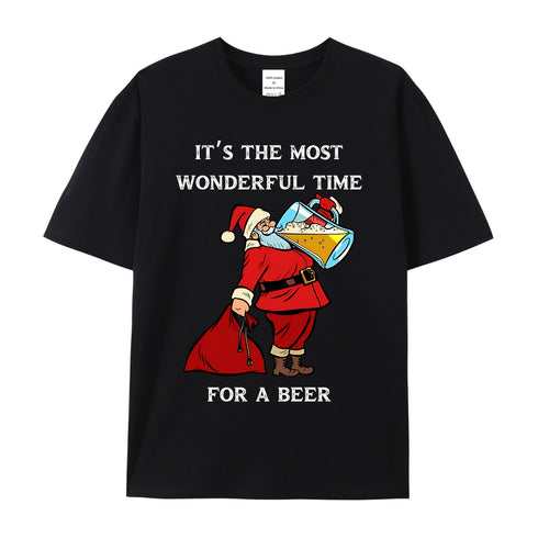 Unisex Christmas Theme Cotton T-Shirt